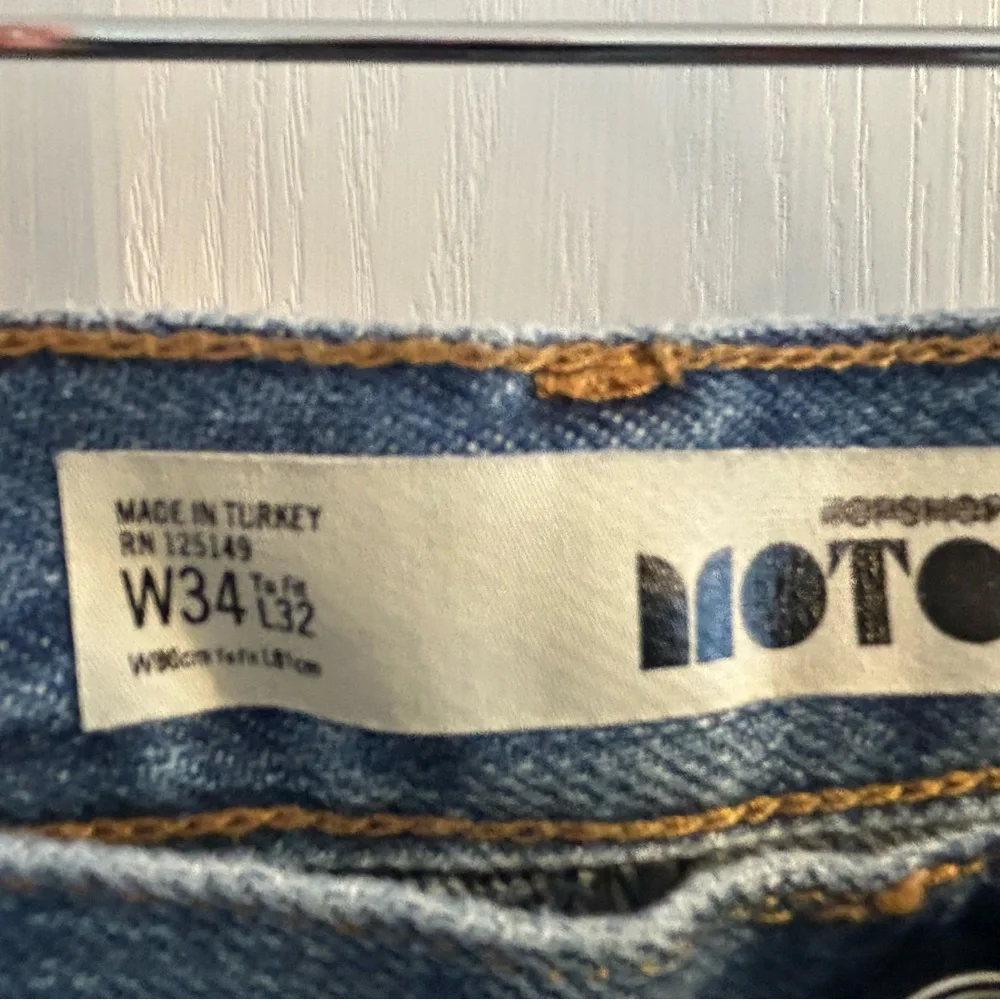 Topshop Moto high waist wide leg jeans - Picture 2 of 3